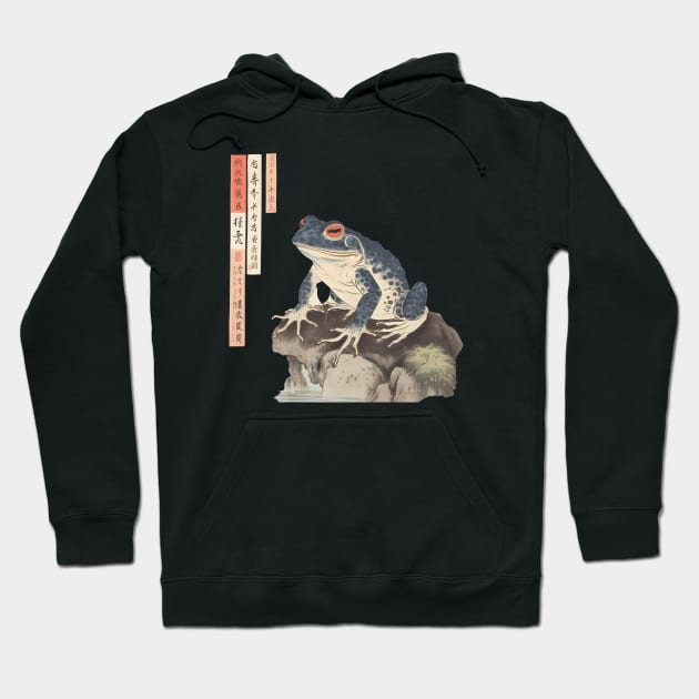 Japanese Frog Hoodie by ygxyz